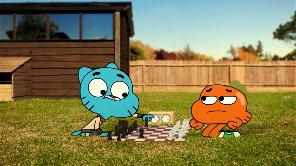 Escena de la serie "El increíble mundo de Gumball"