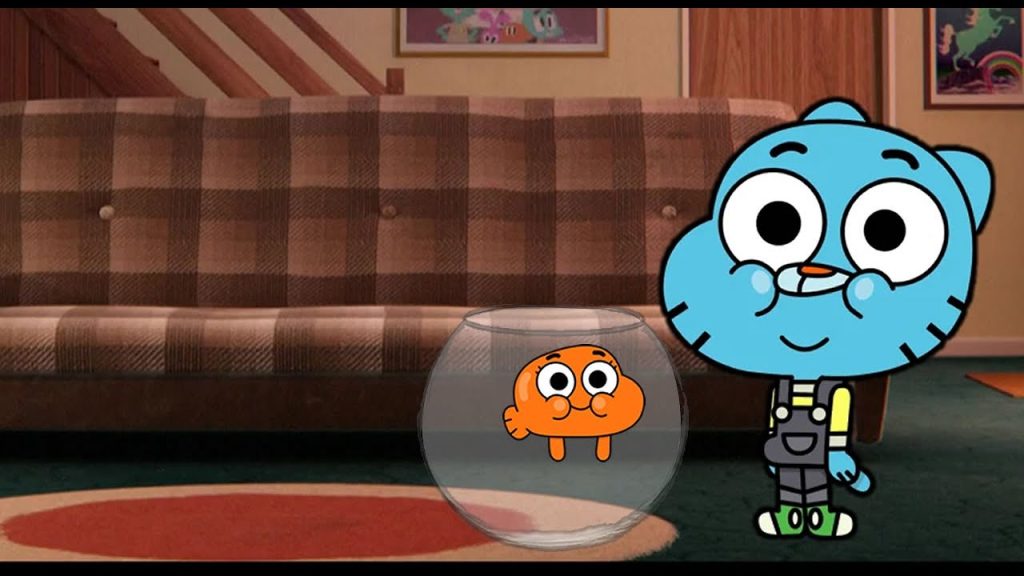 Otra escena de la serie "El increíble mundo de Gumball"