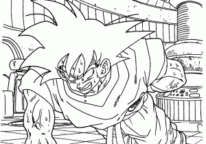 Dibujos de Goku de Dragonball Z para colorear 09